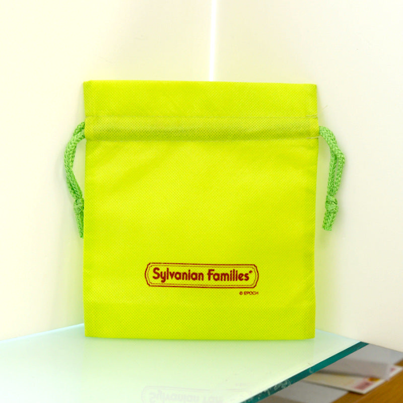 Cotton Mesh Pouch Green Exhibition Sylvanian Families Calico Critters