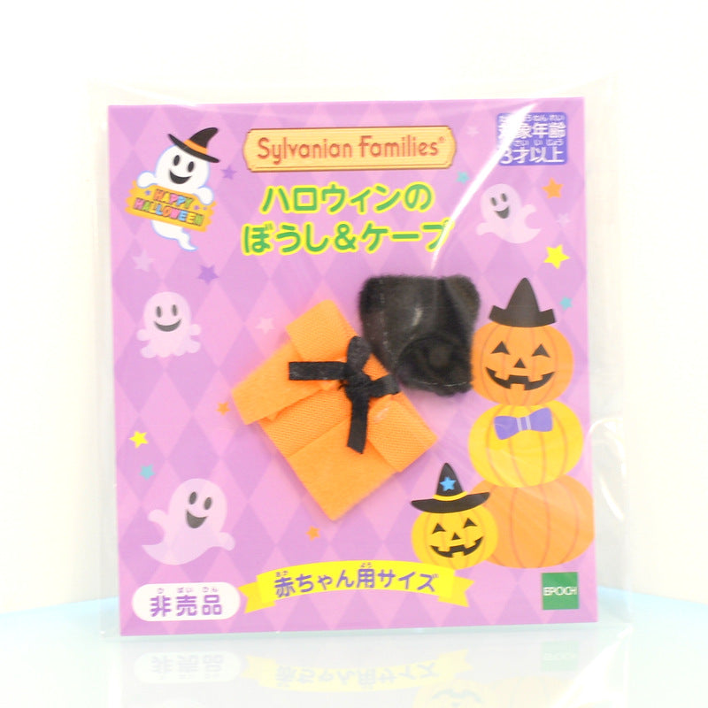 Halloween Hat and Cape for Baby Sylvanian Families Calico Critters