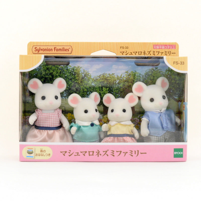 Marshmallow Mouse Family FS-33 Sylvanian Families Calico Critters