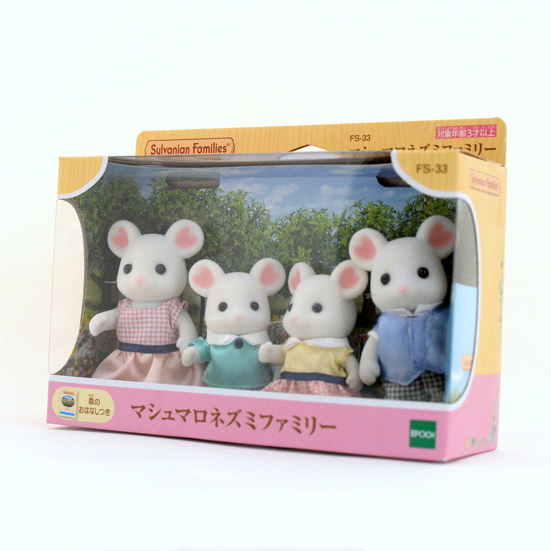 Marshmallow Mouse Family FS-33 Sylvanian Families Calico Critters