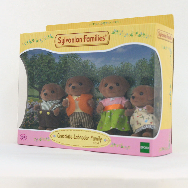 Chocolate Labrador Family 4514 Sylvanian Families Calico Critters