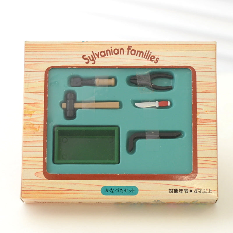 Vintage Hammer Tool Set SE-33 1986 Sylvanian Families Calico Critters