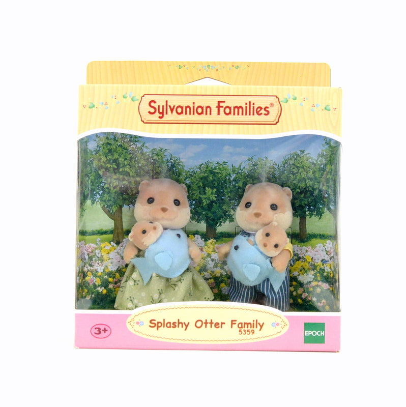 Familia de Nutrias Splashy 5359 Sylvanian Families Calico Critters