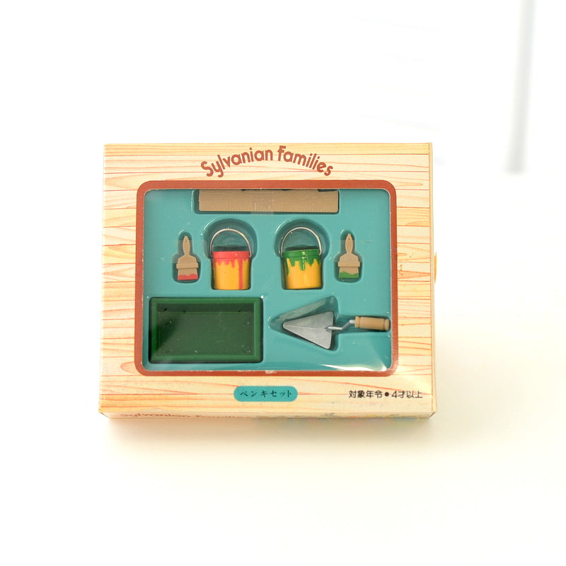 Vintage Painter Tool Set SE-34 1986 Sylvanian Families Calico Critters