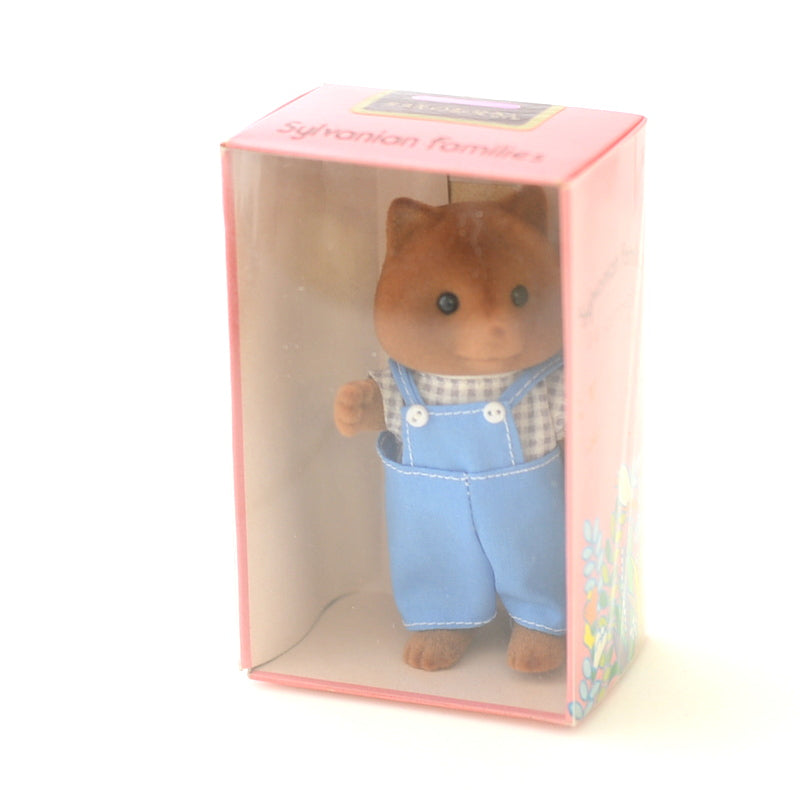 Vintage Racoon Dog Father TA-01-850 1986 Sylvanian Families Calico Critters