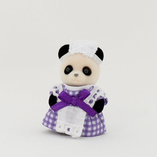 Forest Kitchen Baby Panda Waitress 2000 Sylvanian Families Calico Critters