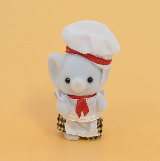 Forest Kitchen Baby Elephant Chef 2021 Sylvanian Families Calico Critters