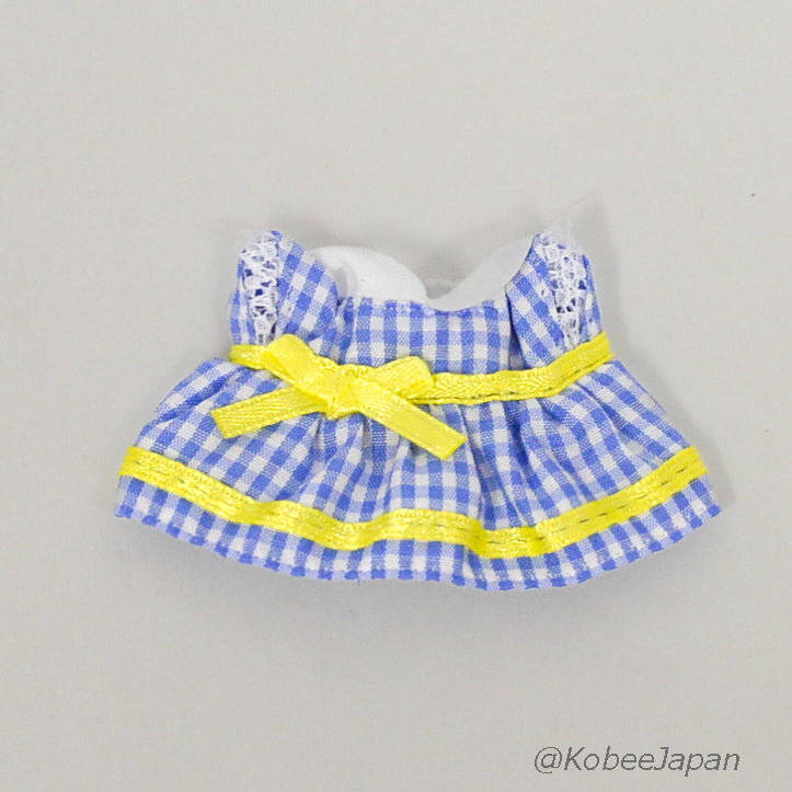Robe à carreaux bleue pour fille Nagashima Sylvanian Families Calico Critters