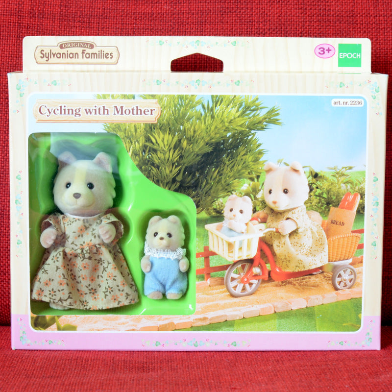 Cyclisme avec Mère 2236 Familles Sylvanian Calico Critters