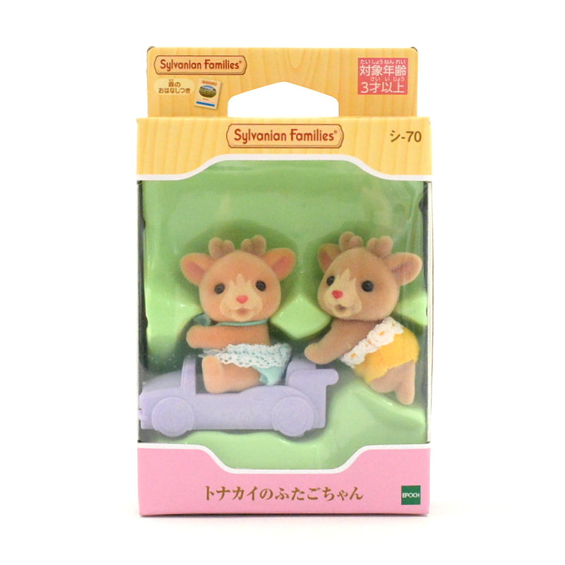 Jumeaux bébés rennes 2022 SHI-70 Familles Sylvanian Calico Critters