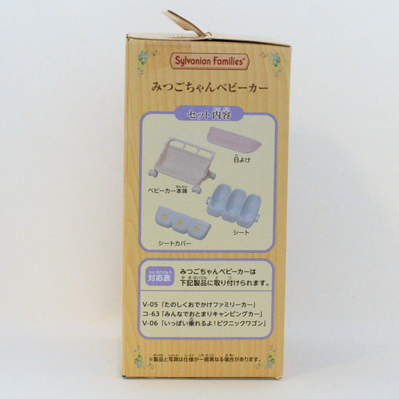 Triple Stroller Pram Pushchair KA-217 Sylvanian Families Calico Critters