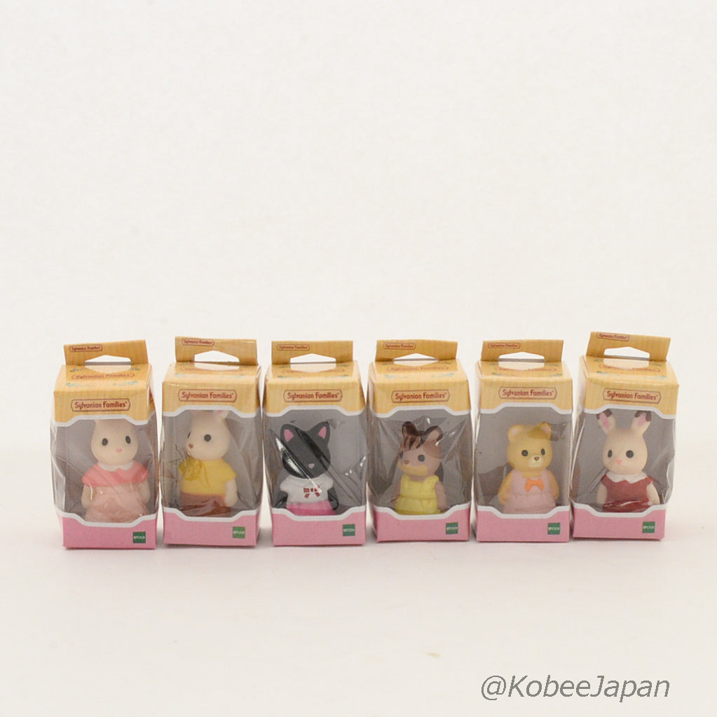 Capsules Toy Miniature Figure Collection 6Pc Set 2022 Sylvanian Families Calico Critters