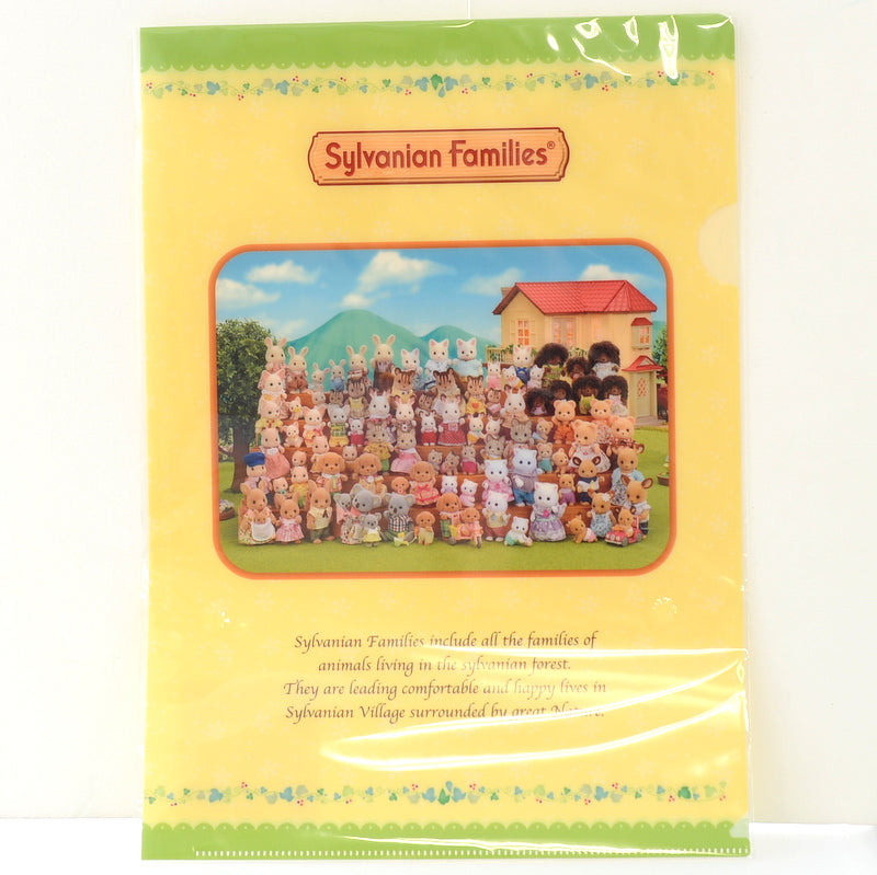 Sylvanain Families Clear File (A4) Plastic Folder Sylvanian Families Calico Critters