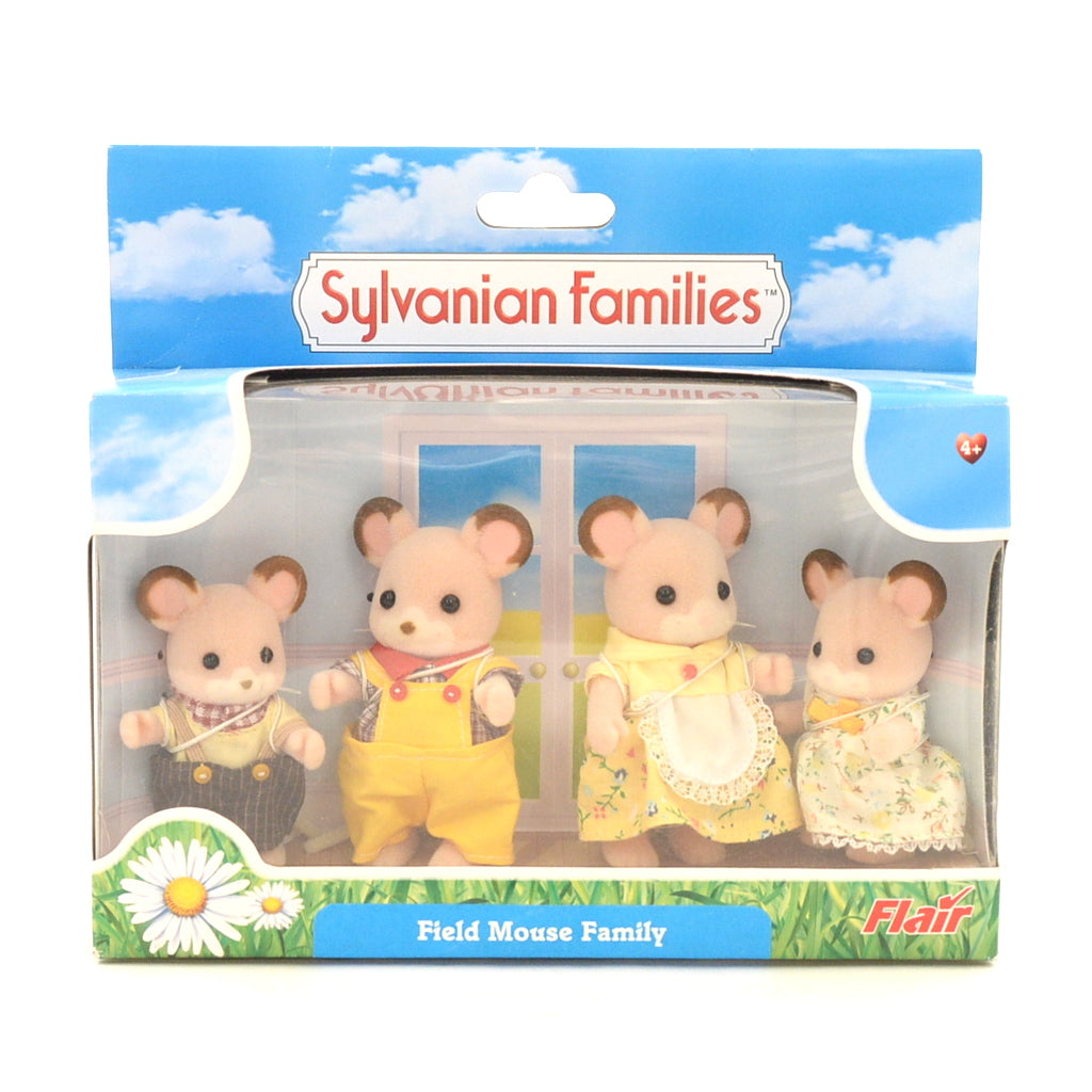 Familia Ratón de Campo Estilo Sylvanian Families Calico Critters