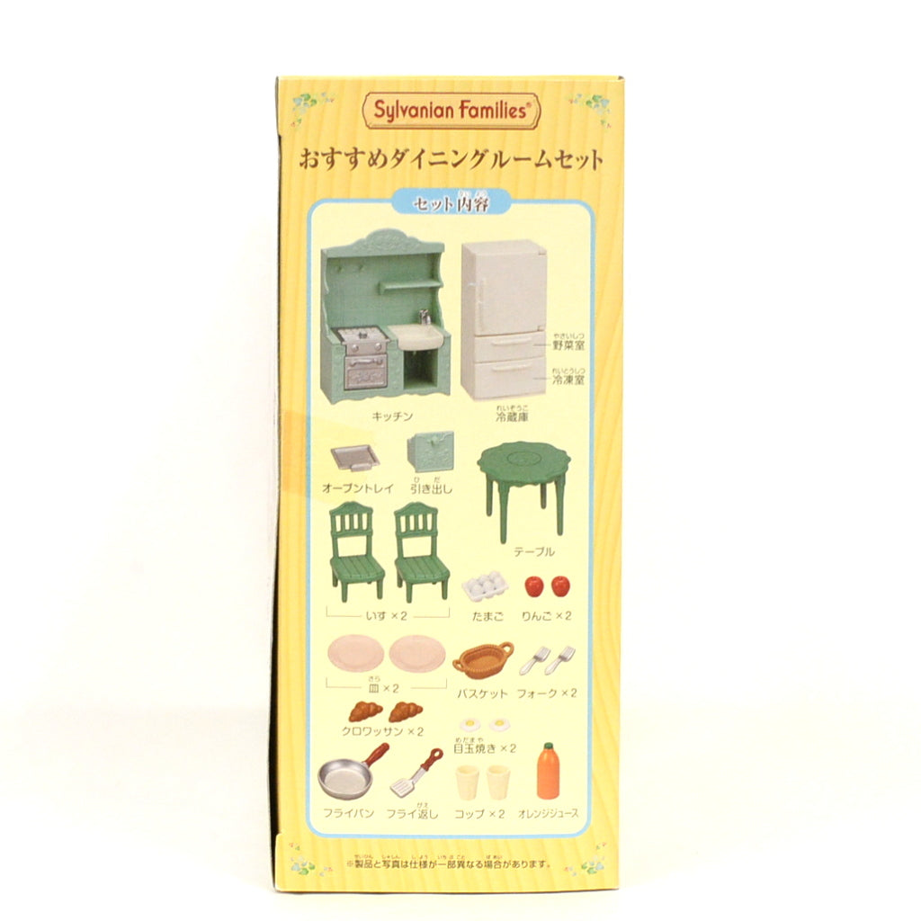 Ensemble de salle à manger SE-198 Sylvanian Families Calico Critters