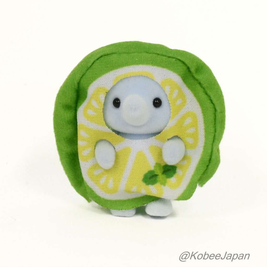 Baby Fruit Party Série 2 Bébé Éléphant 2023 Familles Sylvanian Calico Critters