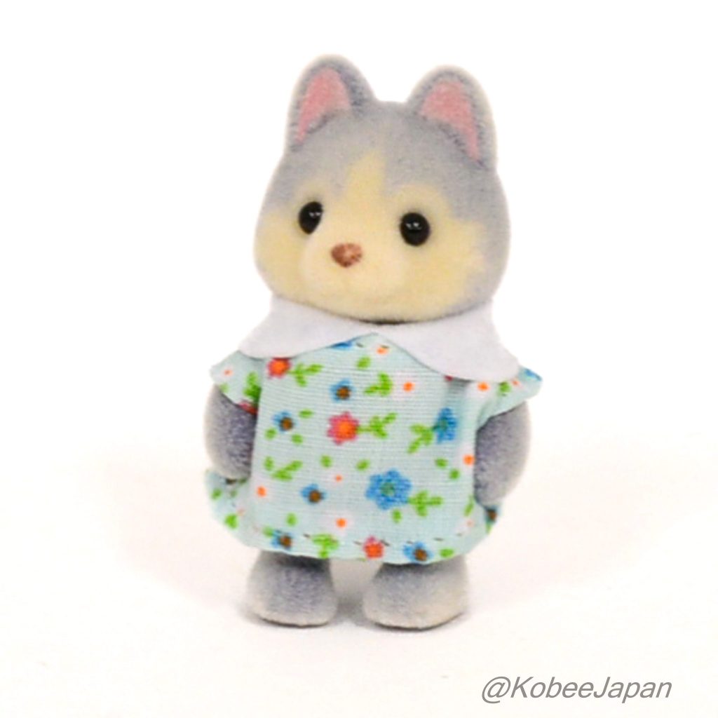Sylvanian Park Ibaraido Baby Husky Dog 1 Sylvanian Families Calico Critters