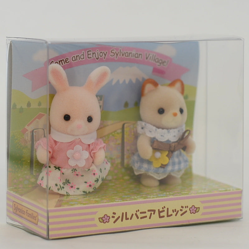 Wildflower Rabbit Soyokaze Breezy Cat Baby Pair Grinpa Sylvanian Families Calico Critters