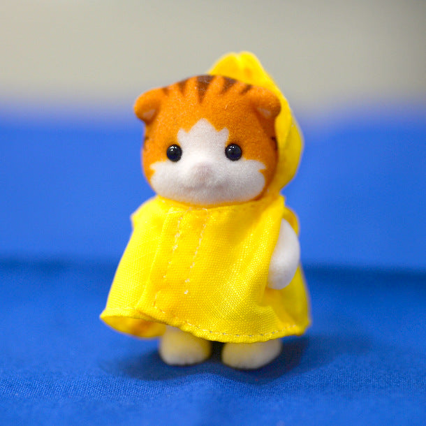 Baby Raincoat Yellow Sylvanian Families Calico Critters