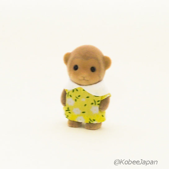 Sylvanian Park Ibaraido Baby Monkey 2 Yellow Sylvanian Families Calico Critters