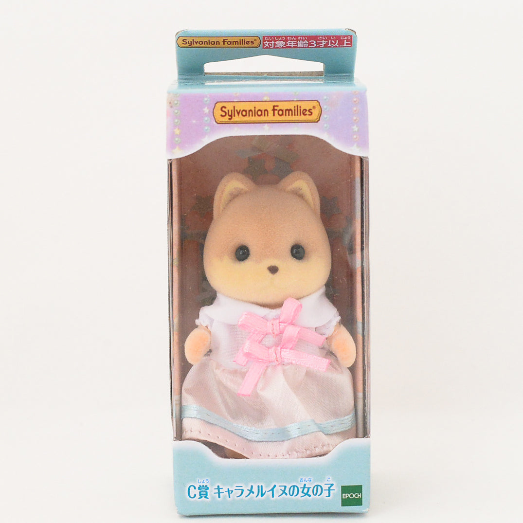 Colección Sueño Esponjoso Caramelo Perro Niña Familymart 2021 Familias Sylvanian Calico Critters