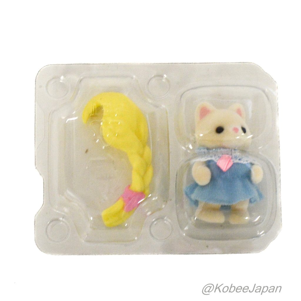 Baby Stylish Hair Series Silk Cat Baby 2022 Sylvanian Families Calico Critters