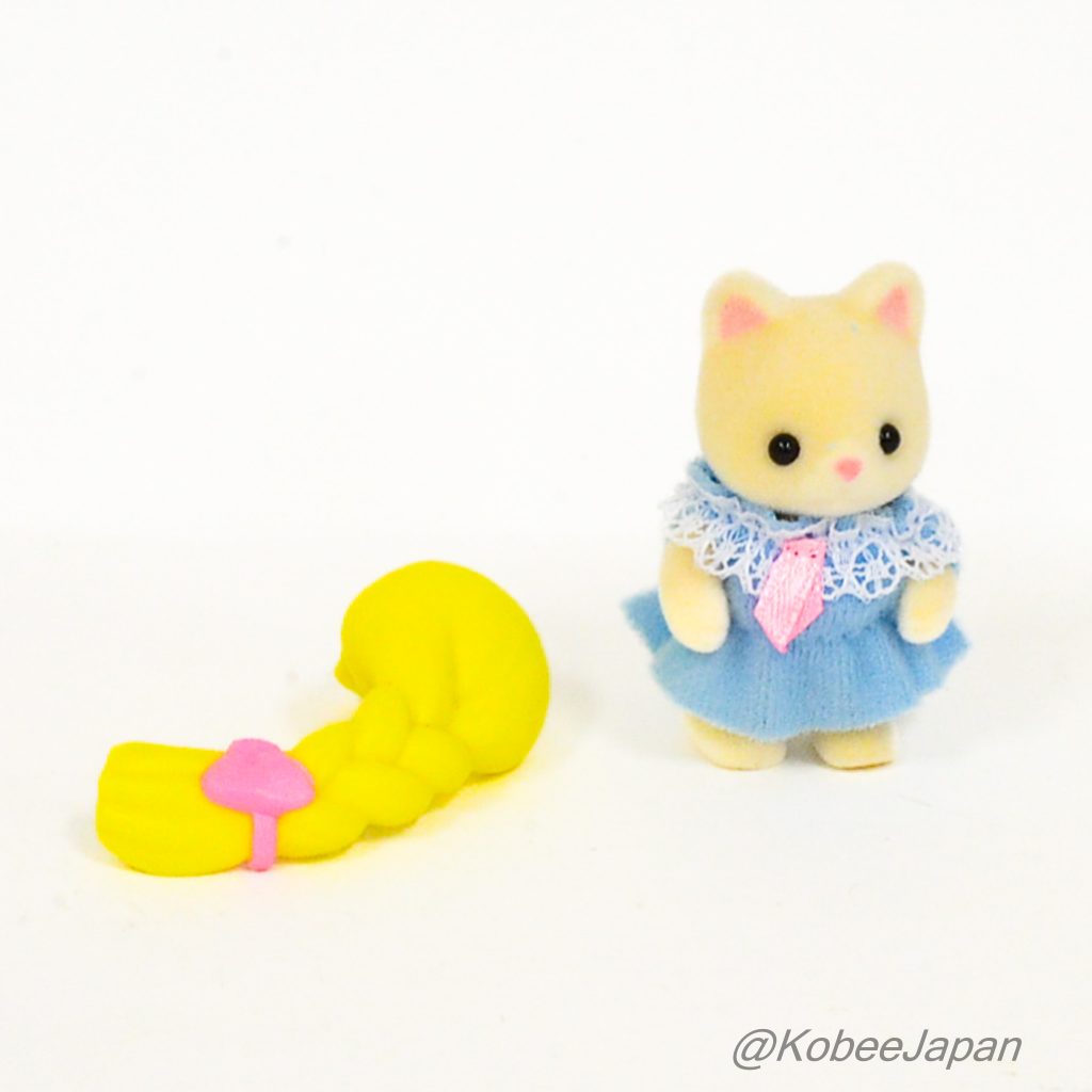 Baby Stylish Hair Series Silk Cat Baby 2022 Sylvanian Families Calico Critters