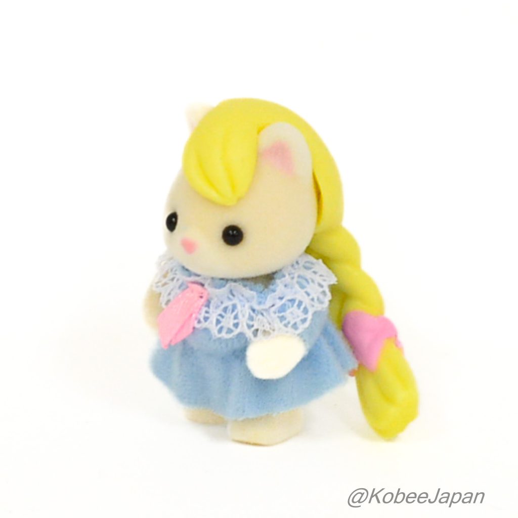 Baby Stylish Hair Series Silk Cat Baby 2022 Sylvanian Families Calico Critters