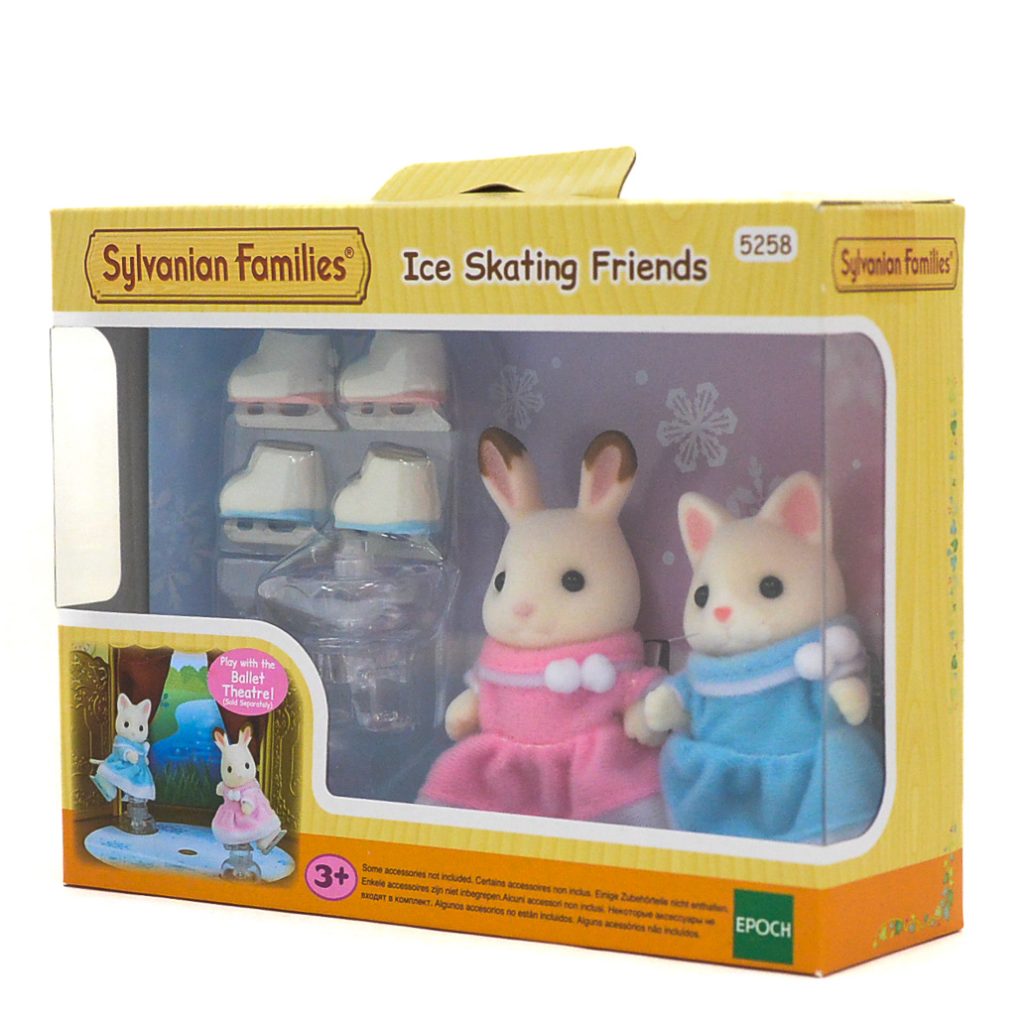 Amigos del Patinaje sobre Hielo 5258 Familias Sylvanian Critters de Calicó