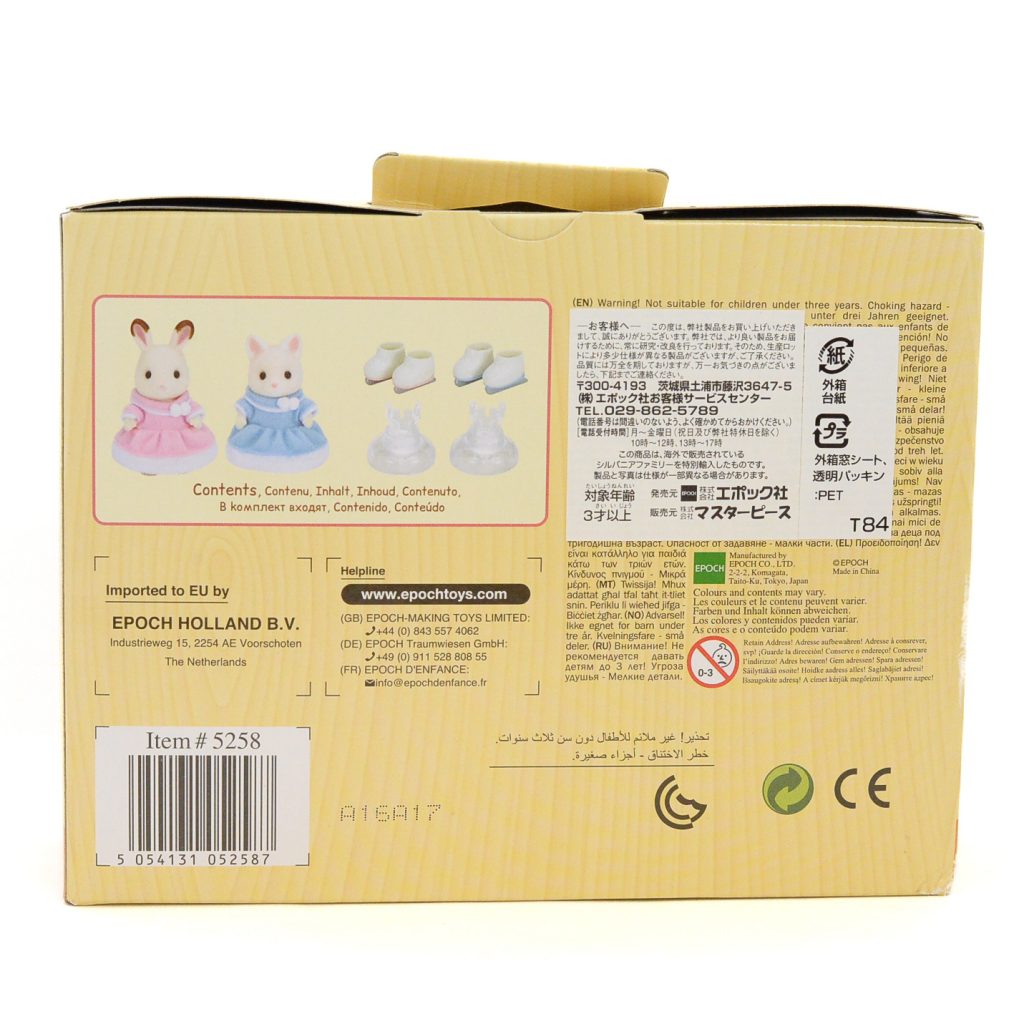 Patinage sur glace Amis 5258 Familles Sylvanian Calico Critters