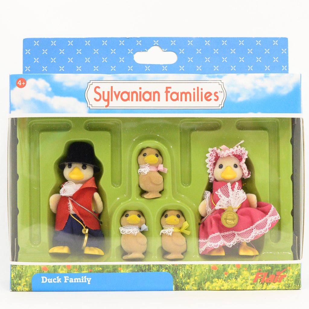Famille de canards vintage Waddlington Flair 1997 4125F Sylvanian Families Calico Critters
