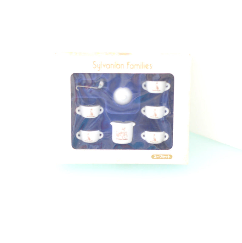 Ensemble de soupe en céramique KA-38 Familles Sylvanian Calico Critters
