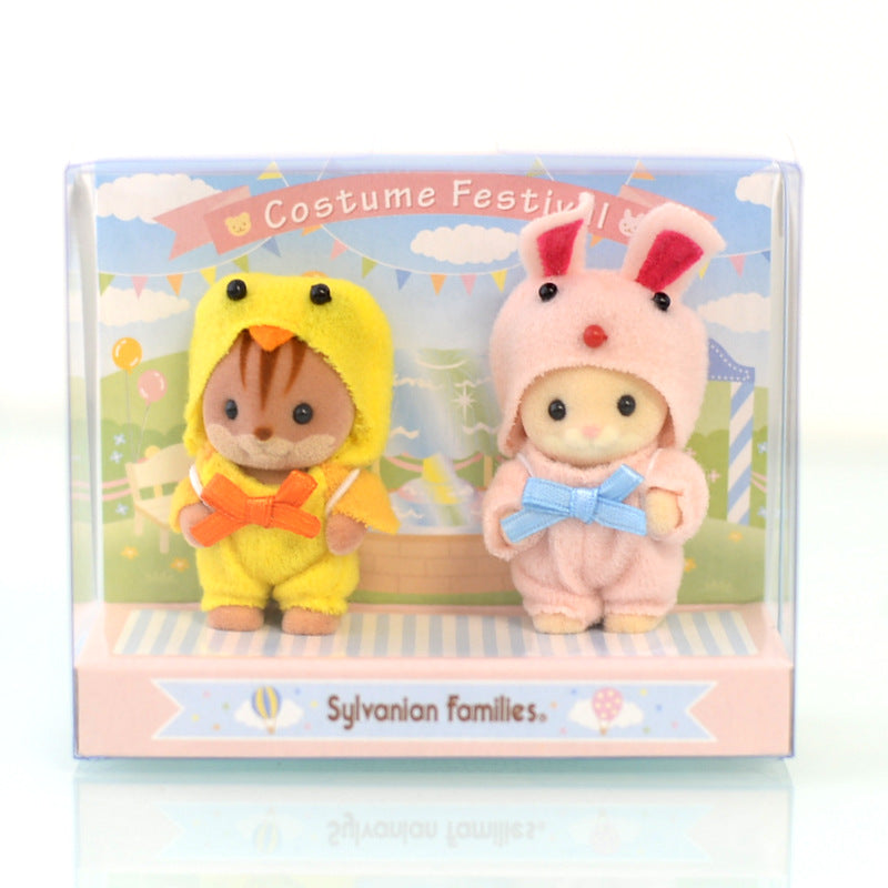 Disfraz de Conejo Pollito Bebé Pareja Sylvanian Families Calico Critters