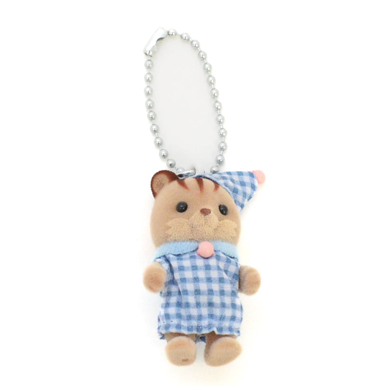 Porte-clés Pyjama Écureuil Nocturne Noyer 96026 Familles Sylvanian Calico Critters