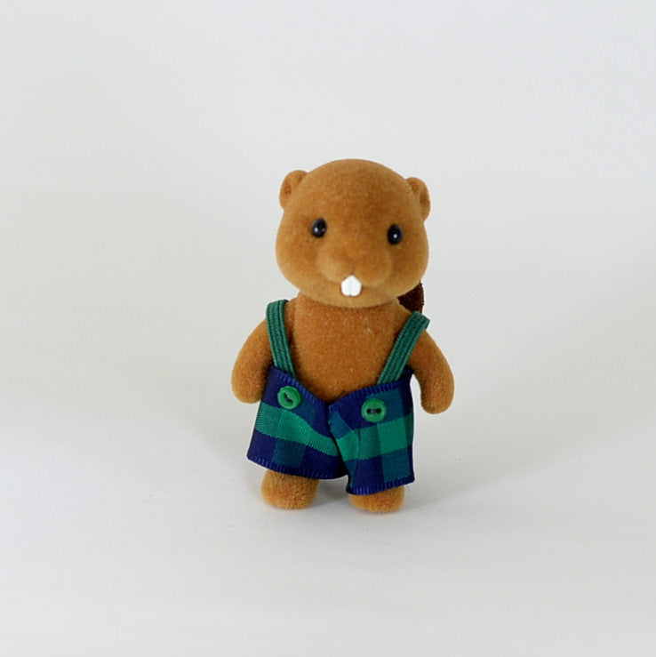 Vintage Beaver Father BI-01-850 1986 Sylvanian Families Calico Critters