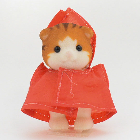 Baby Raincoat Red 2021 Sylvanian Families Calico Critters