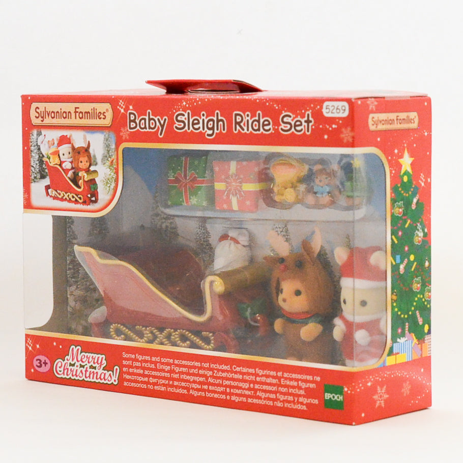 Ensemble de traîneau pour bébé Noël Père Noël 5269 Familles Sylvanian Calico Critters