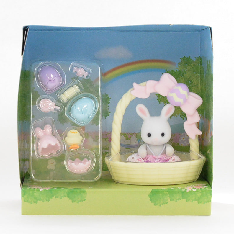 White Rabbit Baby Easter Set 2020 SE-205 Sylvanian Families Calico Critters
