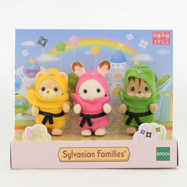 Ninja Baby Trio 2021 Familles Sylvanian Calico Critters