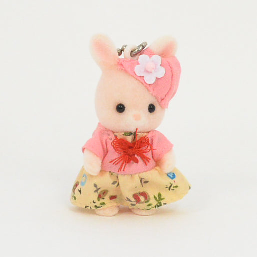 Wildflower Rabbit Nonohana Porte-Clés Robe À Motif Floral 94987 Sylvanian Families Calico Critters