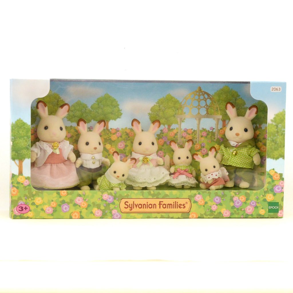 Chocolate Rabbit Family Limitted Edition 2063 Sylvanian Families Calico Critters