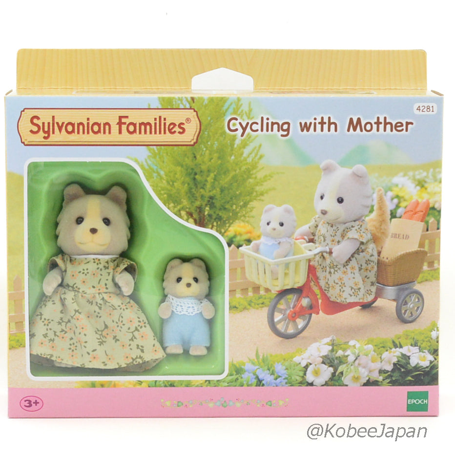 Cycling With Mother 4281 Sylvanian Families Calico Critters