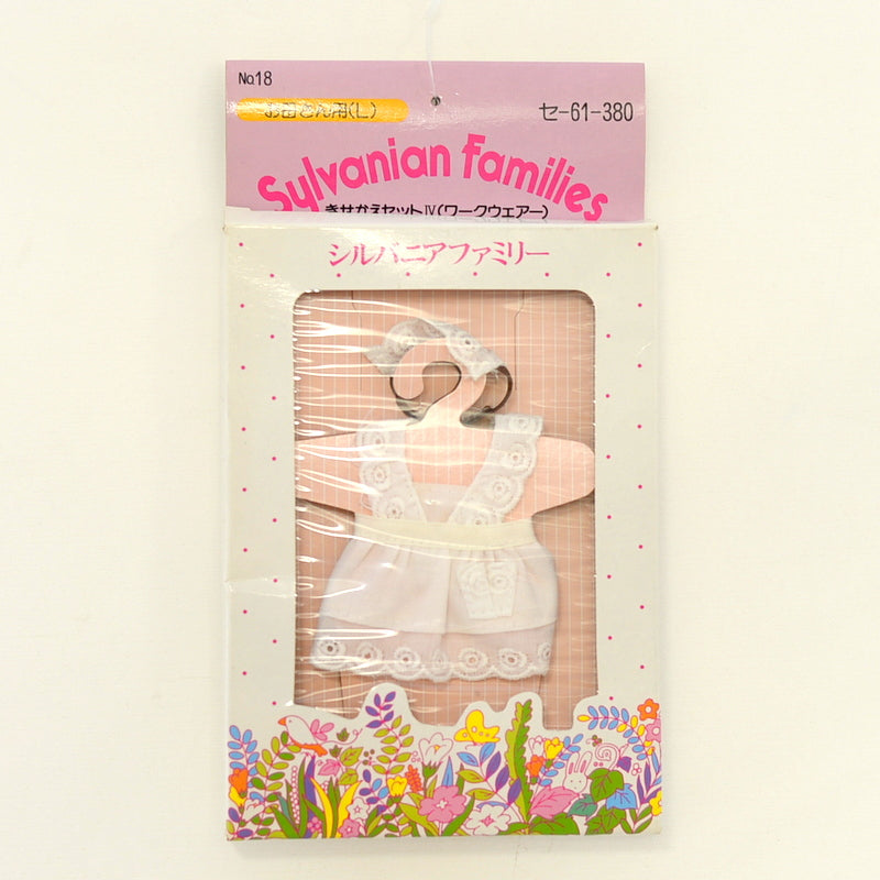 Ensemble de déguisement vintage Iv Tablier de travail Mère SE-61-380 1987 Familles Sylvanian Calico Critters