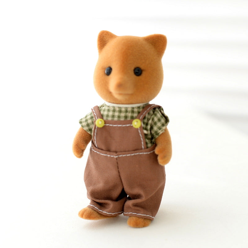 Vintage Slydale Fox Father KI-01-850 1985 Sylvanian Families Calico Critters