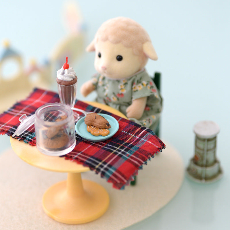 Peanut Snoopy's Chocolate Cafe 1 Happy Chocolate Time For Dollhouse Re-ment