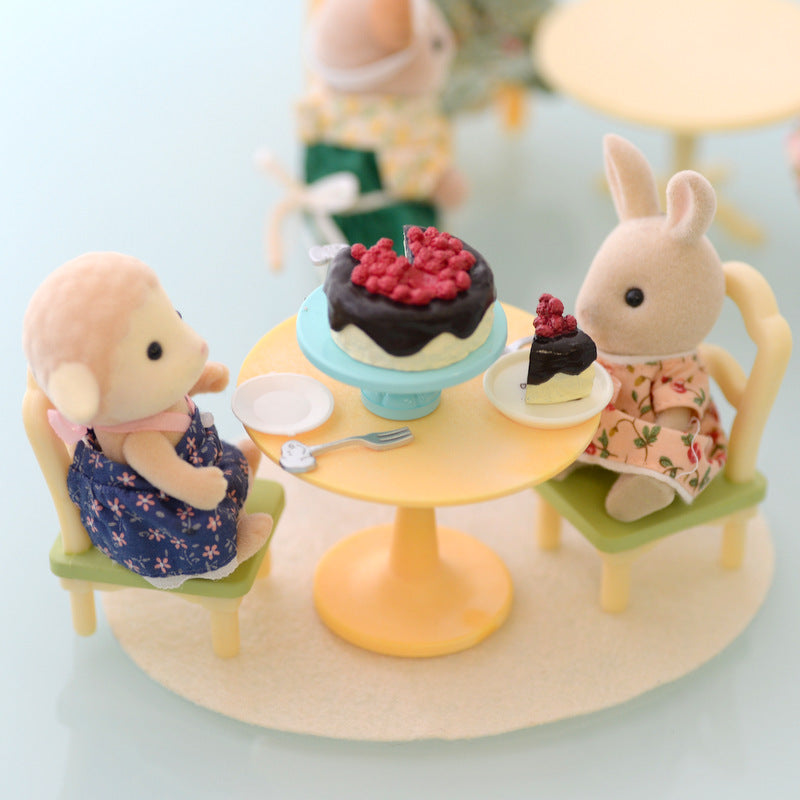 Peanut Snoopy's Chocolate Cafe 6 Chocolate Cake Set For Dollhouse Re-ment