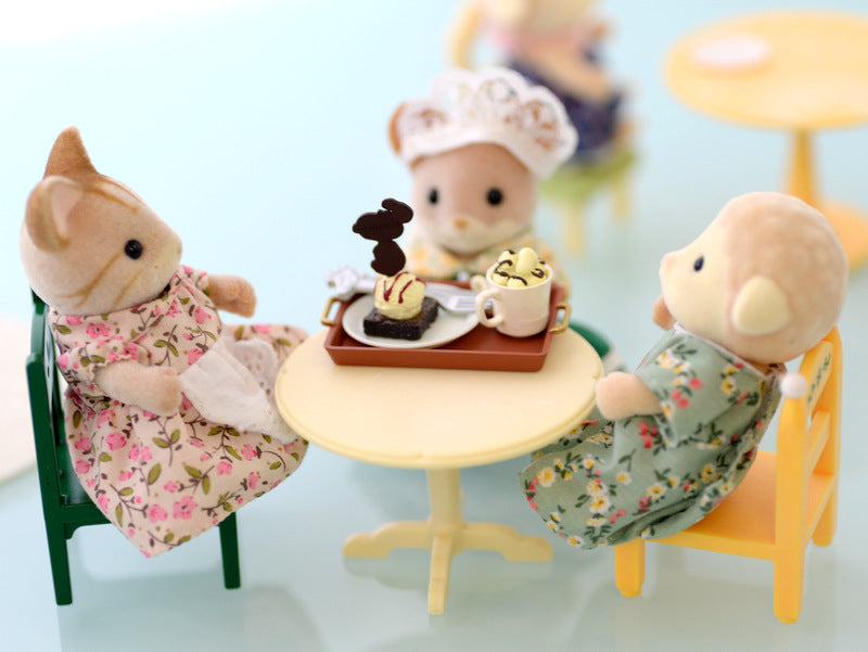 Peanut Snoopy's Chocolate Cafe 7 Chocolate Brownie Set For Dollhouse Re-ment