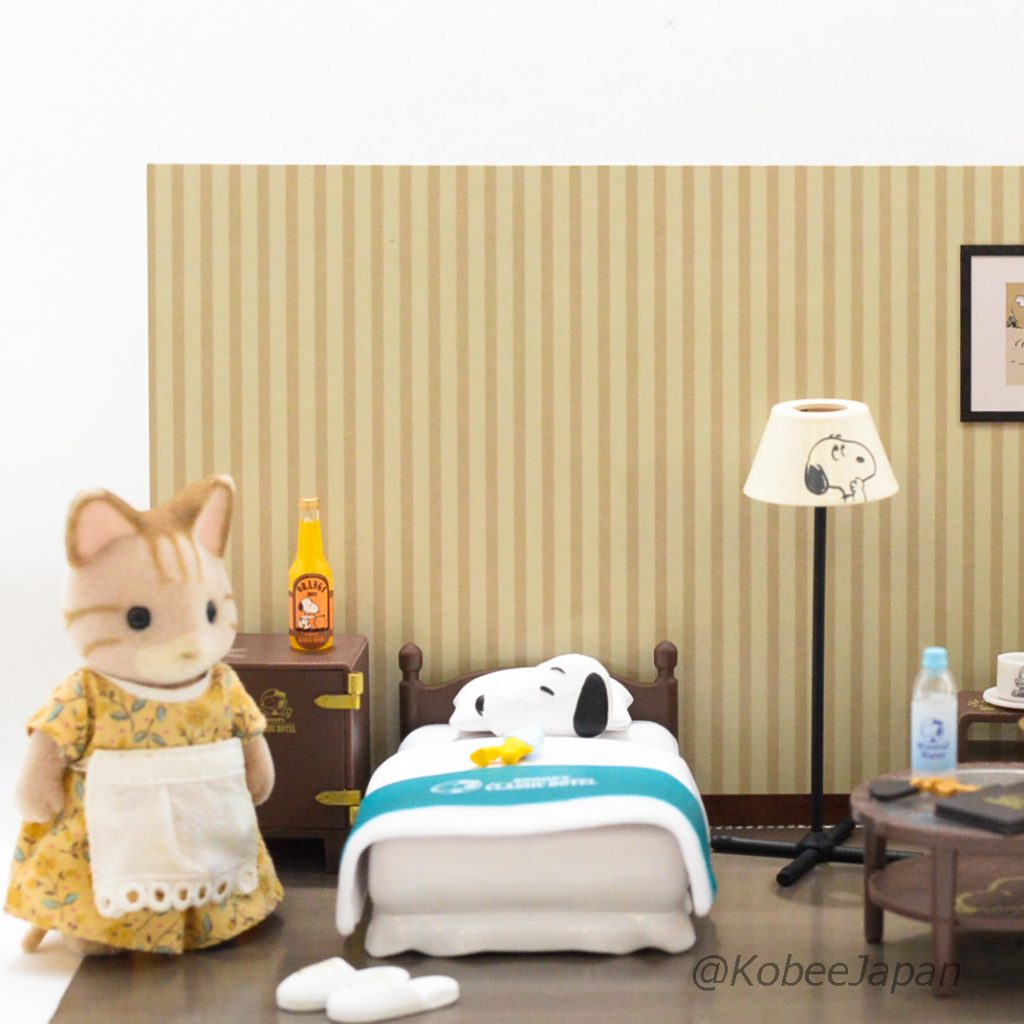 Peanut Snoopy's Hotel Life Completed Set For Dollhouse Re-ment