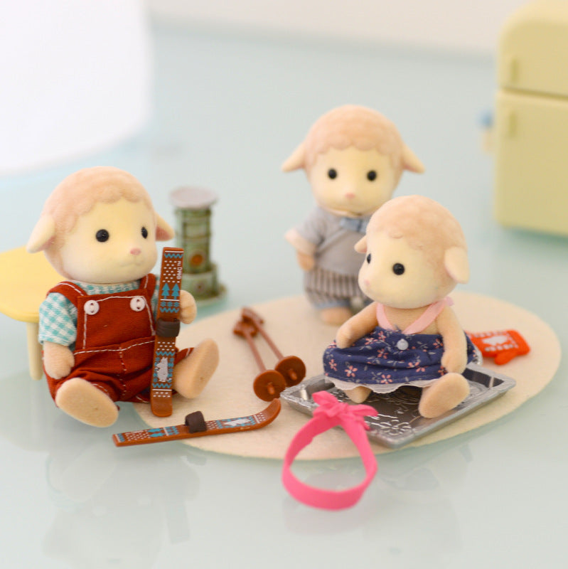 Moomin Warm House 2 Snow Fun Set For Dollhouse Re-ment