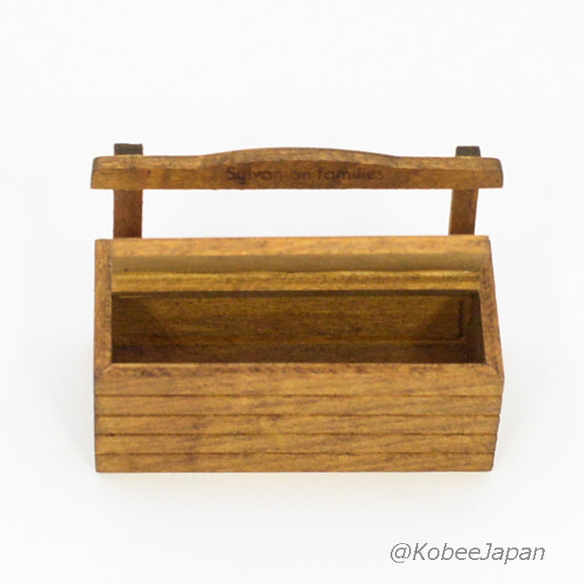 Vintage Memory Time Wooden Storage Bench M-07 1986 Sylvanian Families Calico Critters